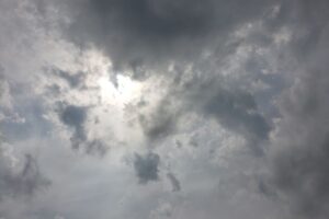 This image of storm clouds forming is like life lessons, in that you cannot control everything around you.