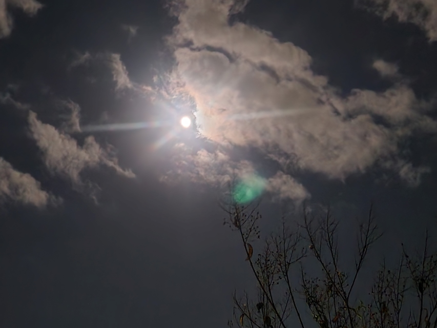 Watching the moon at night due to insomnia is an unhealthy sleep hygiene condition that should be managed.