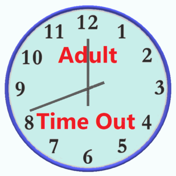 Time Out Clock for Adults