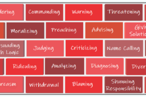 Words used to build barriers that prevents effective communications.