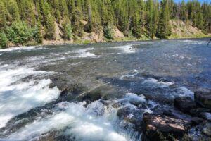 The Range of Feelings is like this river where the water flows at various levels of intensities. Areas with fewer rocks and/or less drop in level is not as intense as other areas of the river.