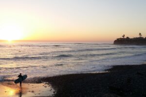 Shifting focus to the present like in this beach image, has immediate benefits for your state of mind.