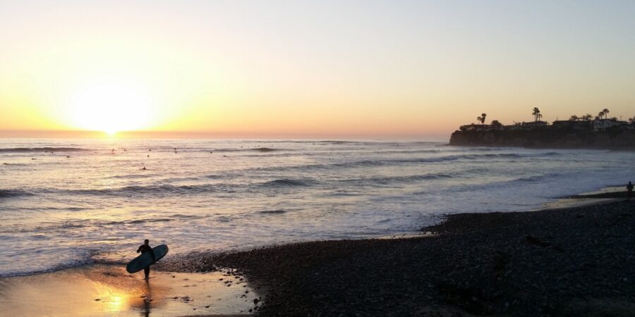 Shifting focus to the present like in this beach image, has immediate benefits for your state of mind.